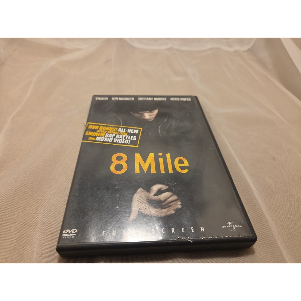 8 Mile (DVD, 2003, Full Frame Uncensored‎ Bonus Materials)